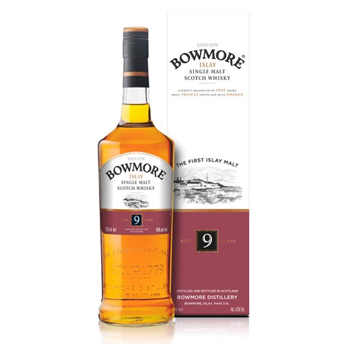 Bowmore 9 Year Old Whisky 70cl